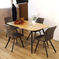 Tavolo Marble Allungabile Rovere/Nero