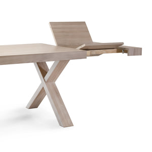 Tavolo Xilon Olmo Perla 180/260*90*76