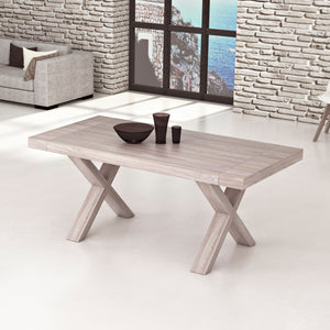 Tavolo Xilon Olmo Perla 180/260*90*76
