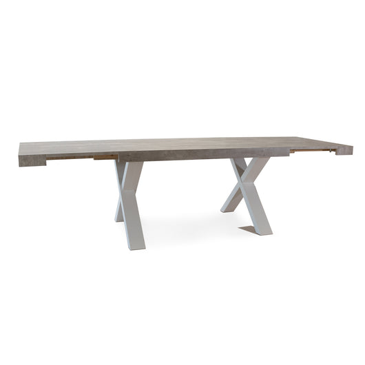 Tavolo Xilon Cemento 180/260*90*76 Gambe Antracite