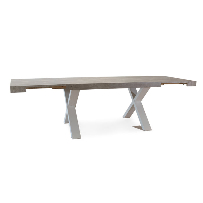 Tavolo Xilon Cemento 180/260*90*76 Gambe Antracite