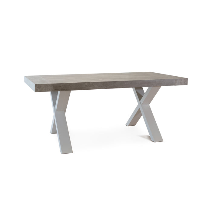 Tavolo Xilon Cemento 180/260*90*76 Gambe Antracite