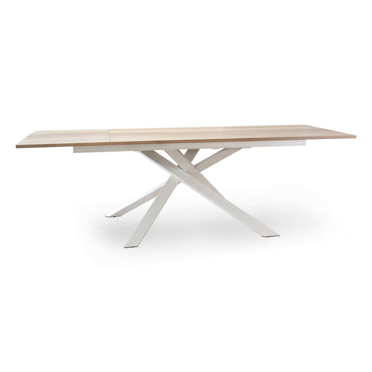 Tavolo Giove Cemento / Bianco  180/240*90*76