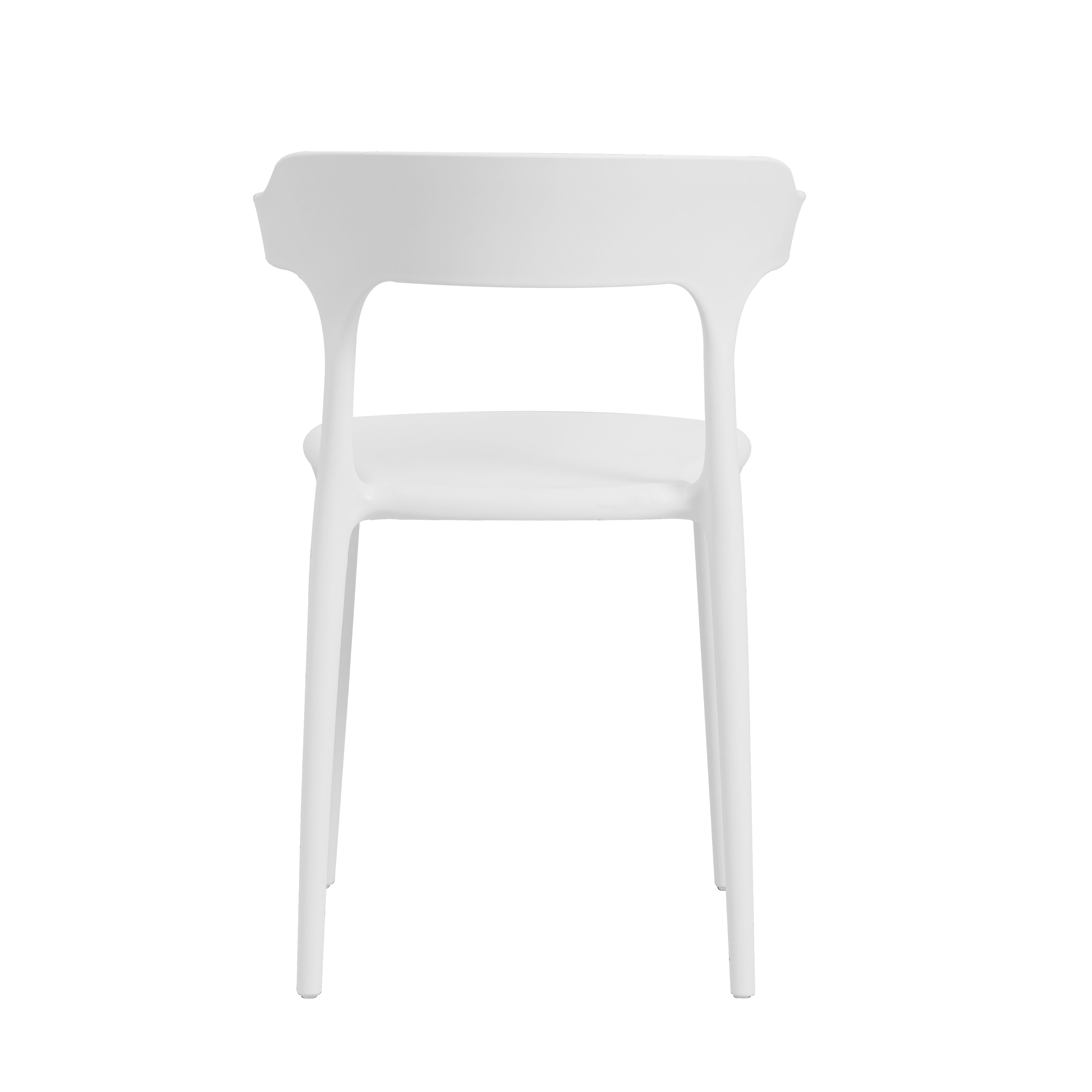 Sedia Zen In Polipropilene Bianca