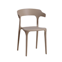 Sedia Zen In Polipropilene Tortora