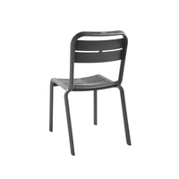 Set Da 4, Sedia Yard Polipropilene Antracite Impilabile