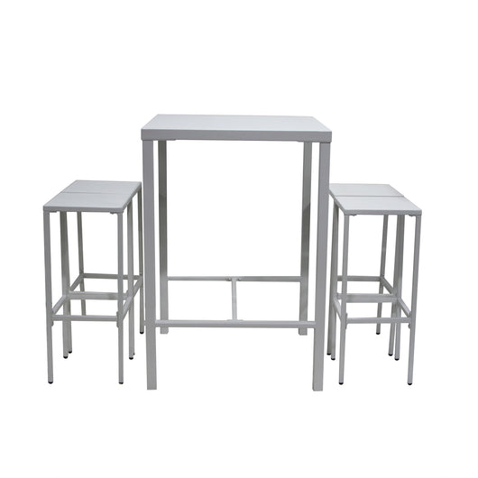 Set Utility Snack Tavolo+4 Sgabelli Bianco