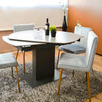 Tavolo Alabama Grigio Effetto Marmo