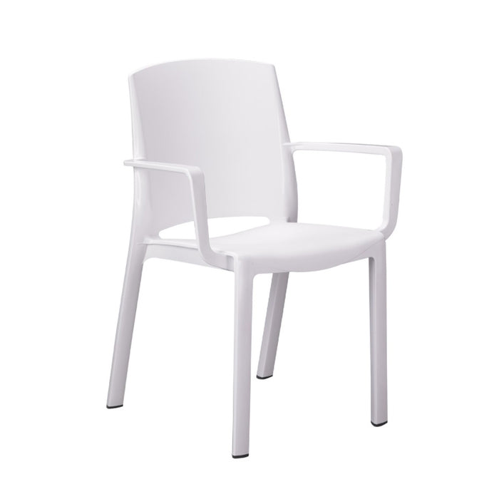 Poltrona Valery Polipropilene Bianca