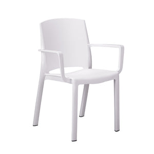 Poltrona Valery Polipropilene Bianca