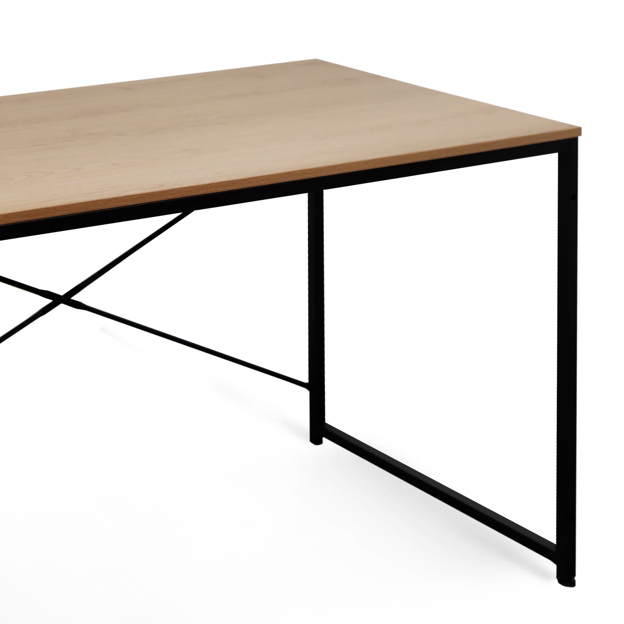 Scrivania Ucla Con Ripiani Rovere