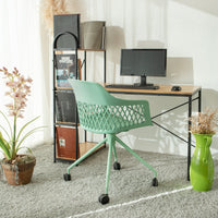 Scrivania Ucla Con Ripiani Rovere