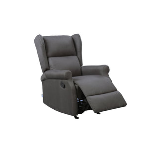 Poltrona Relax Bergere Arlette 2 Motori/Macc Fumo