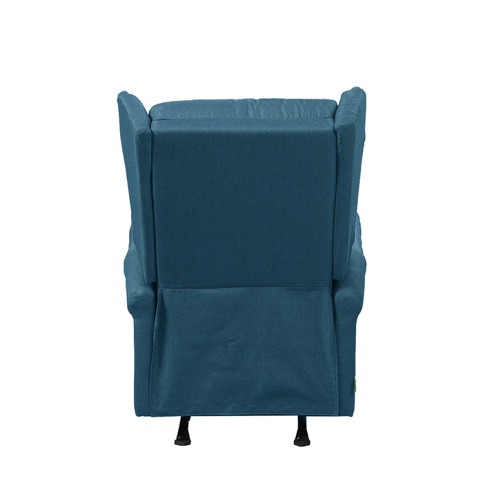 Poltrona Relax Bergere Arlette A Blue Tess.