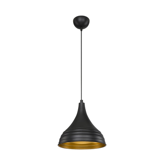 Lampada Da Soffitto Flores Nera E27