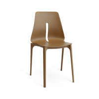 Set Da 4, Sedia Lagos In Polipropilene Camel