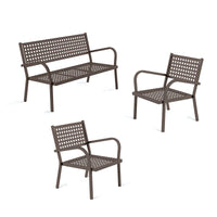 Set Alice Divano 2P+2 Poltrone Bronzo