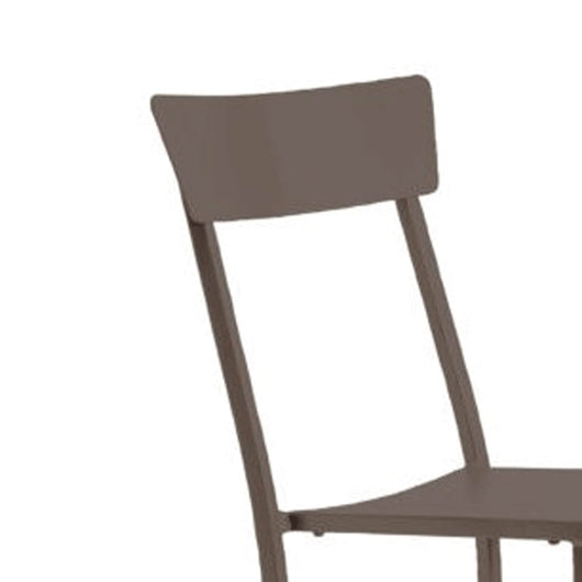 Set Da 4, Sedia Canada Bronzo Impilabile