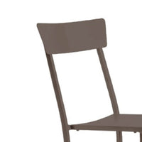 Set Da 4, Sedia Canada Bronzo Impilabile