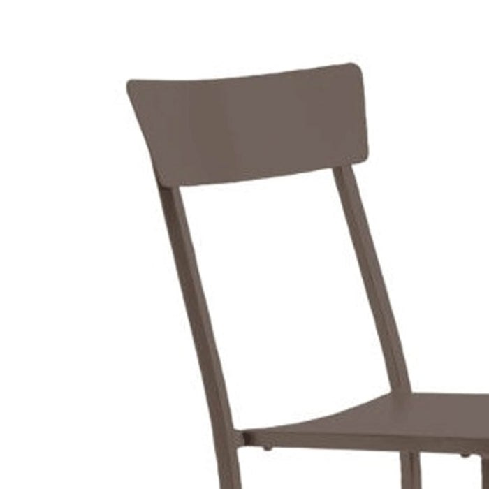 Set Da 4, Sedia Canada Bronzo Impilabile