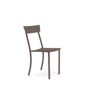 Set Da 4, Sedia Canada Bronzo Impilabile