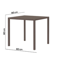 Tavolo Tetris 80X80 Bronzo