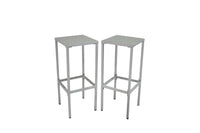 Set Da 2, Sgabello Utility Bianco