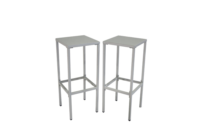 Set Da 2, Sgabello Utility Bianco