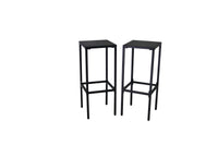 Set Da 2 Sgabello Utility Nero