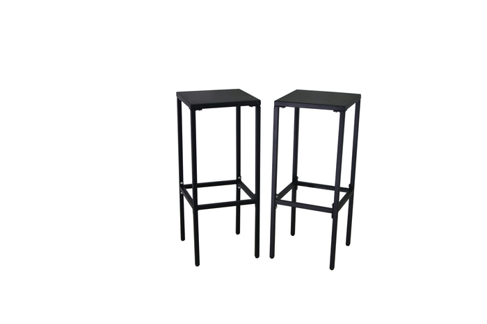 Set Da 2 Sgabello Utility Nero