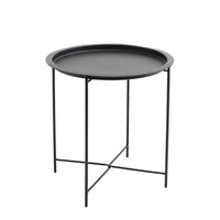 Tavolino Lauren Metallo Nero