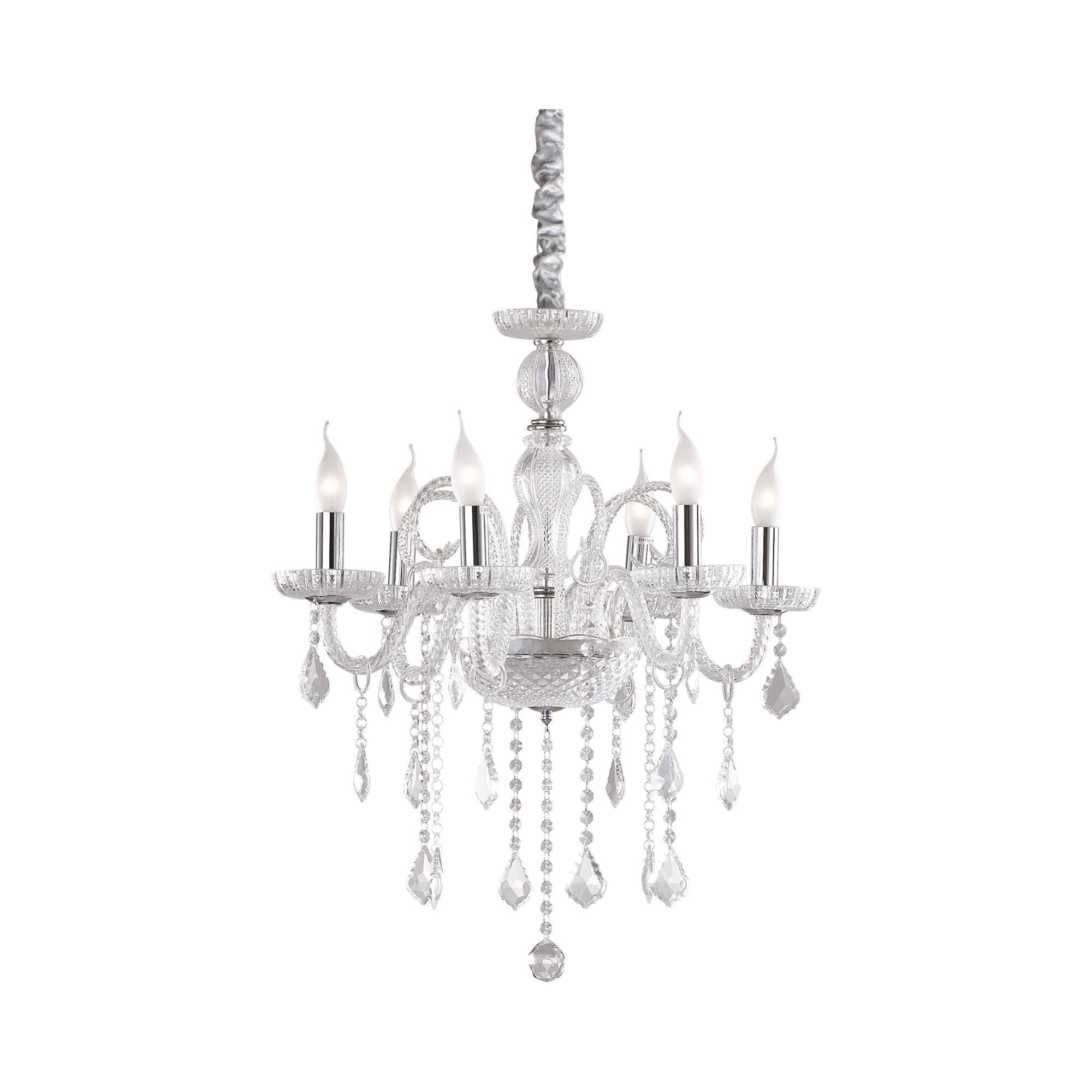 Frontino, Lampada a Sospensione Materiale Struttura in Vetro, Trasparente