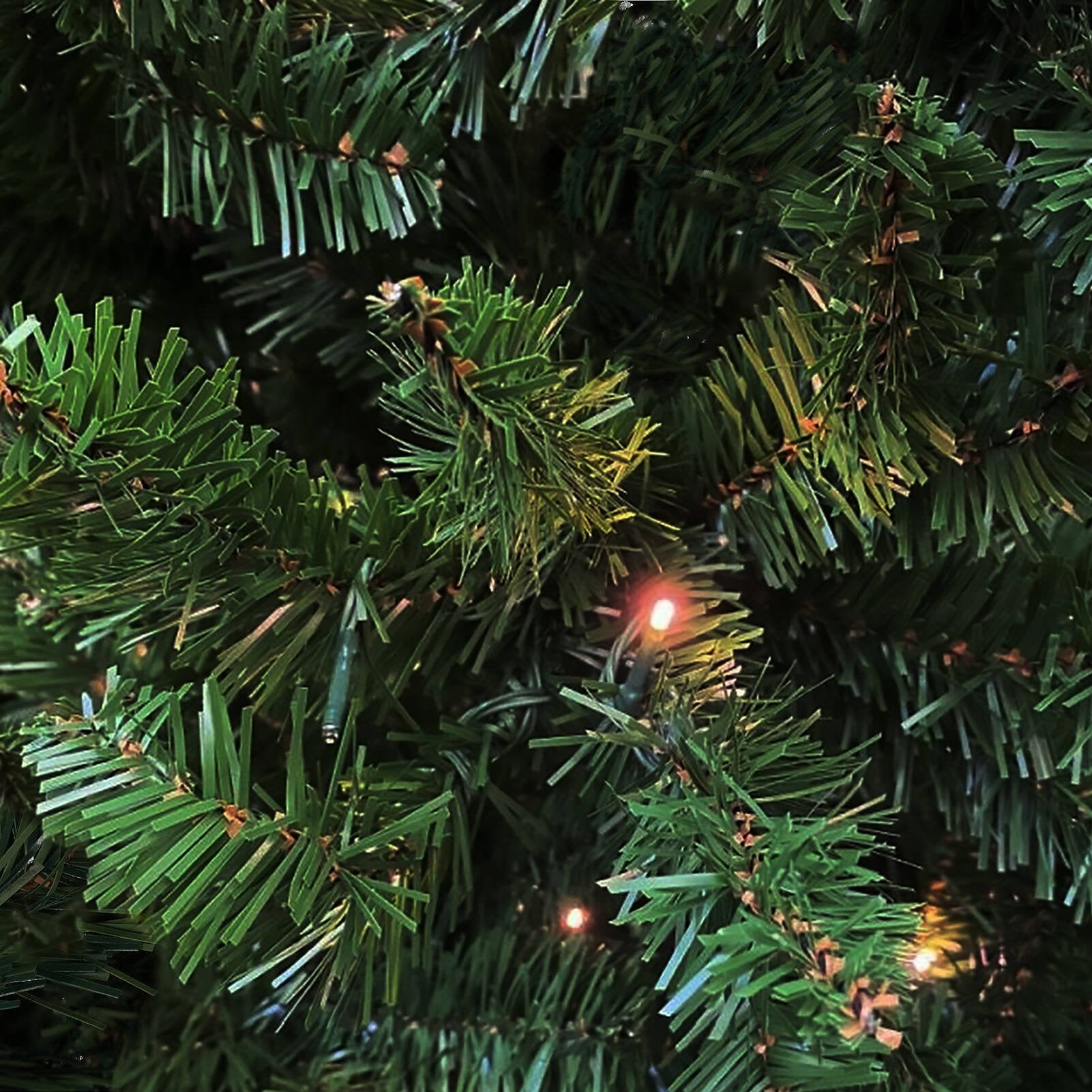 Albero di Natale Comet, Albero artificiale extra folto, Albero effetto reale in PVC, 728 rami, Altezza cm 210