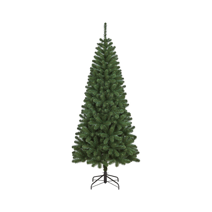 Albero di Natale Comet, Albero artificiale extra folto, Albero effetto reale in PVC, 388 rami, Altezza cm 150