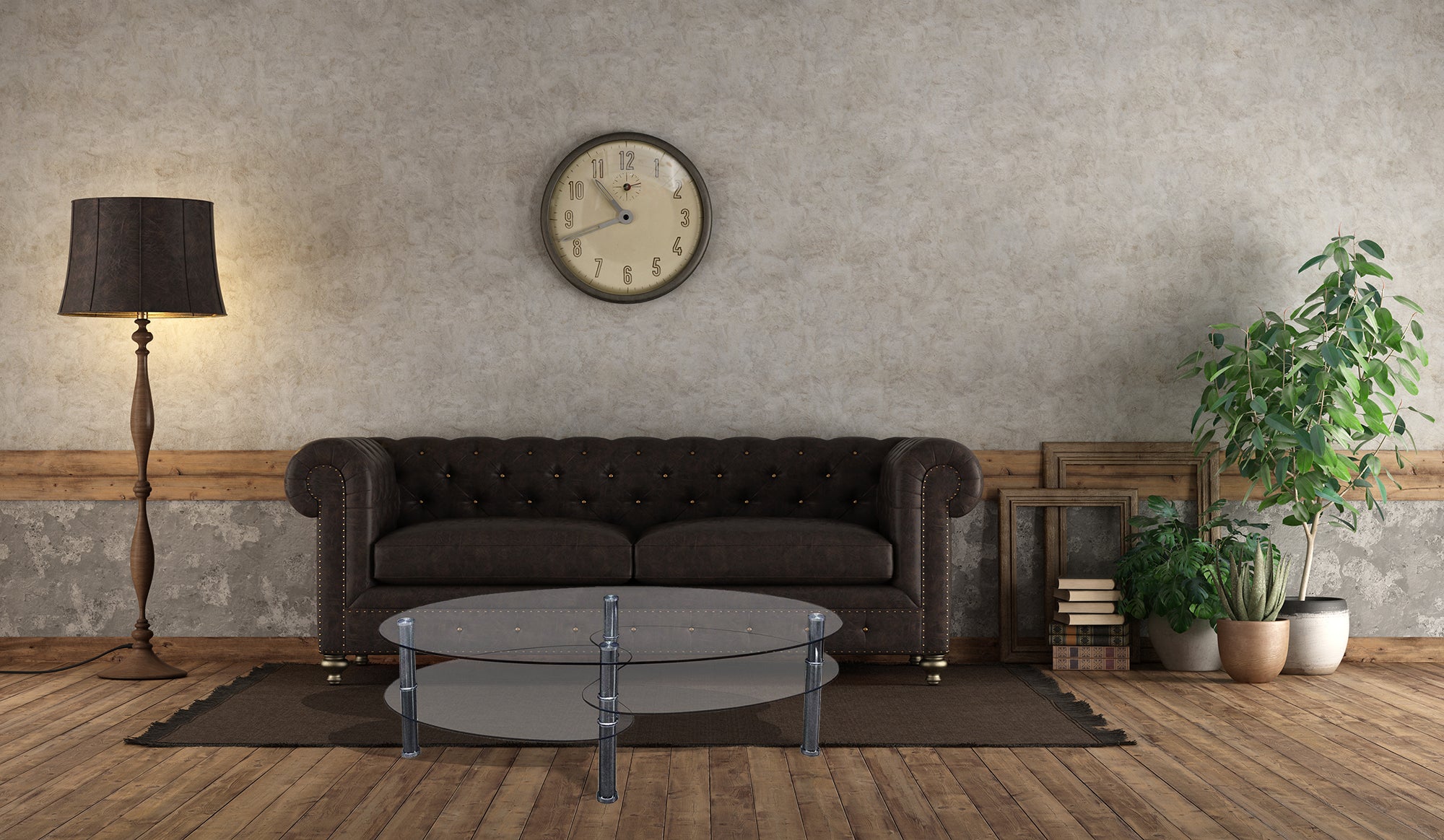 Tavolino da salotto 0, Tavolino da cafe moderno con ripiani, Tavolo basso da salotto in metallo e vetro temperato, Cm 100x60h41