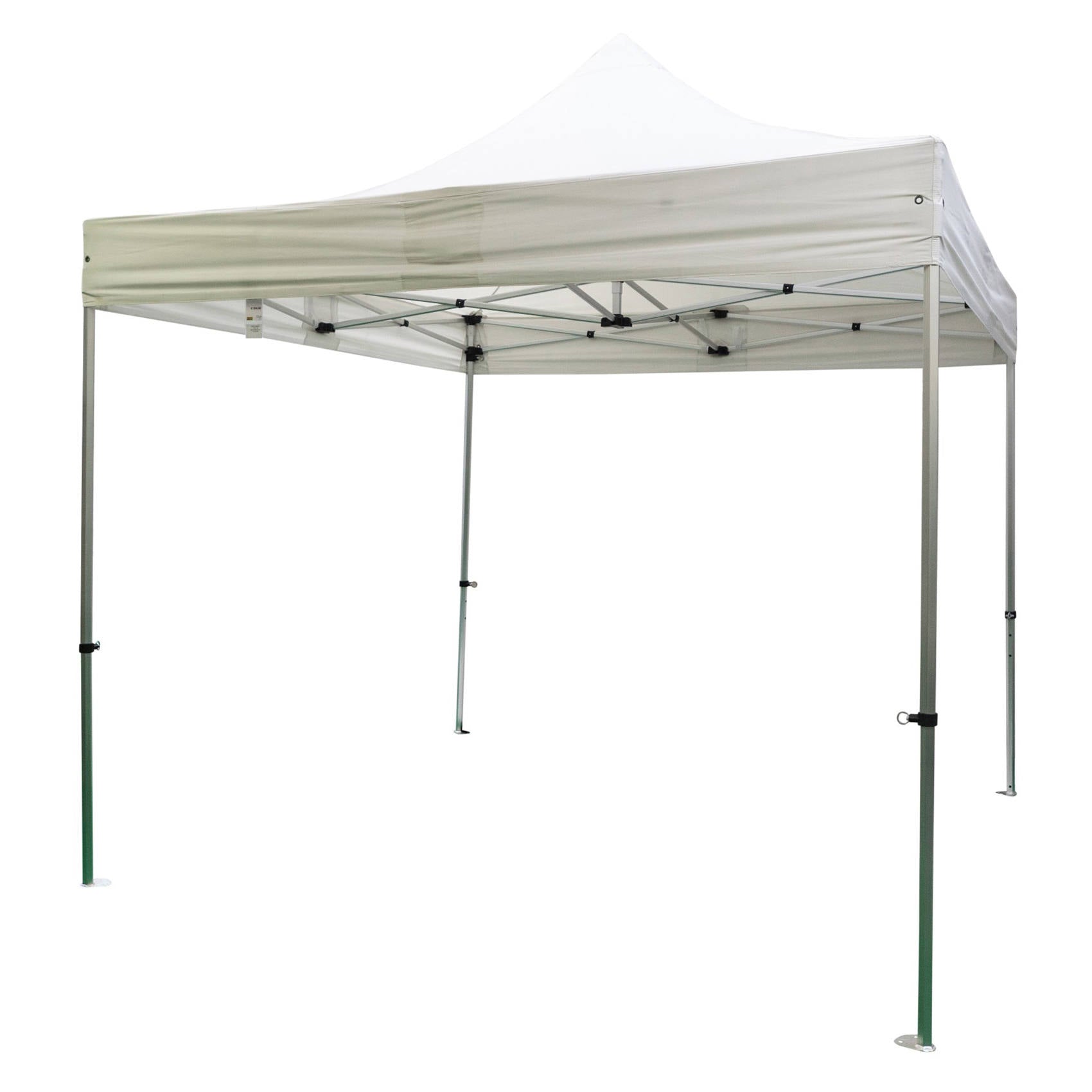 Gazebo estensibile per esterno, colore bianco, 300 x 300 cm