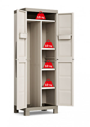 Armadio portascope con due ante