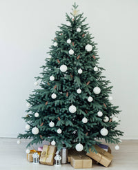 Albero di Natale Silent Night, Albero artificiale extra folto, Albero effetto reale in PVC, Con pigne incluse, 839 rami, Altezza cm 180