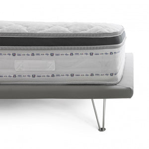 Materasso matrimoniale Atir, Sfoderabile in Memory Foam+Gel e Molle insacchettate, 100% Made in Italy, Antiacaro e Anallergico, cm 160x190 h27