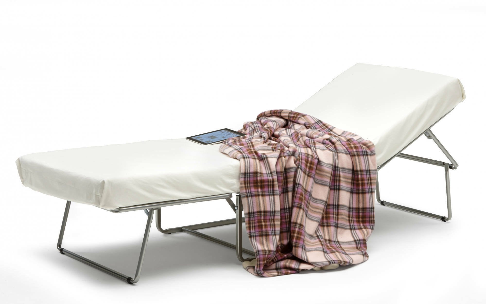 Letto pieghevole Abak, Pouf trasformabile in letto singolo, 100% Made in Italy, Pouf in tessuto da soggiorno, cm 80x80h45, Tortora