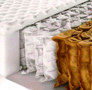 Materasso singolo Atilla, Materasso in Memory Foam e Molle insacchettate, 100% Made in Italy, Antiacaro e Anallergico, cm 90x200 h26