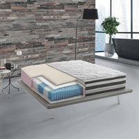 Materasso singolo Charles, sfoderabile in Memory Foam e Micromolle insacchettate, 100% Made in Italy, Antiacaro e Anallergico, cm cm 80x190 h32