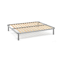 Rete letto matrimoniale Al, Rete ortopedica a doghe, 100% Made in Italy, cm 160x190h 31