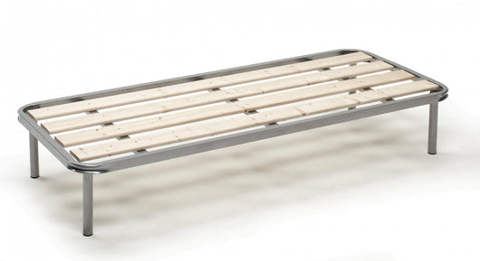 Rete letto singolo Alsa, Rete ortopedica a doghe piallate, 100% Made in Italy, cm 80x190h 31