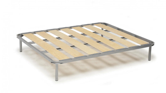 Rete letto piazza e mezza Andrew, Rete ortopedica a doghe larghe, 100% Made in Italy, cm 120x190h 31