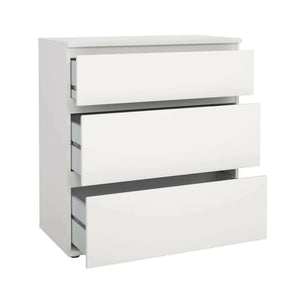 Cassettiera atre Aski, colore bianco, cm 76 x 83 x 40