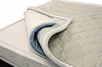 Alvito, Materasso Piazza e Mezza Sfoderabile Made in Italy, 190x120x37h cm Grigio