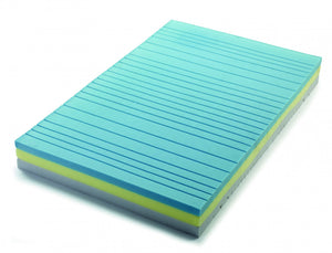 Materasso singolo Agnone, Materasso sfoderabile in Memory Foam e Waterfoam, 100% Made in Italy, Antiacaro e Anallergico, cm 80x190 h 22