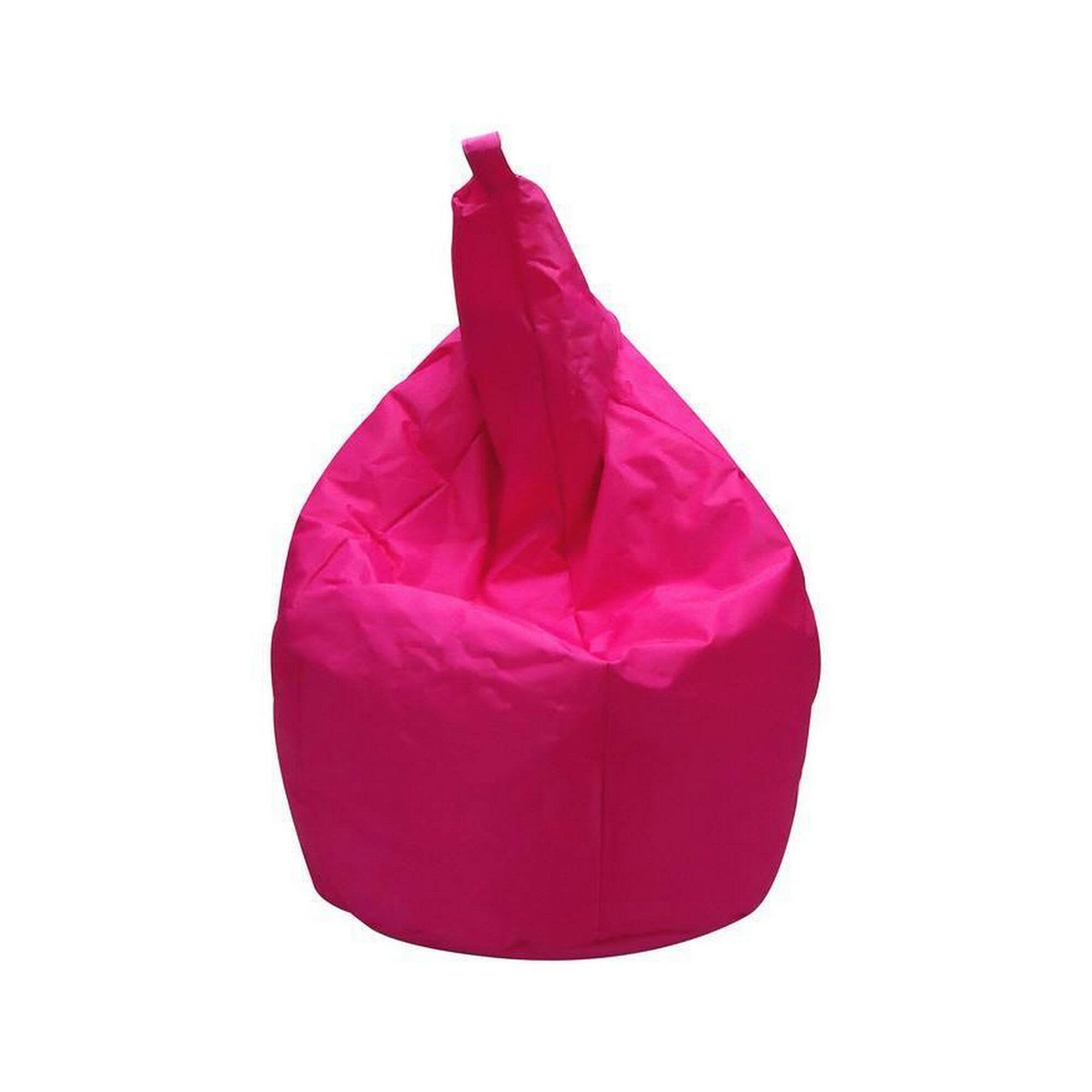 Angillina, Pouf Forma Sacco Made in Italy, 80x80x120h cm Rosa