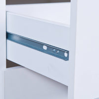 Ponte, Cassettiera 3 Cassetti, 71x40x40h cm Bianco